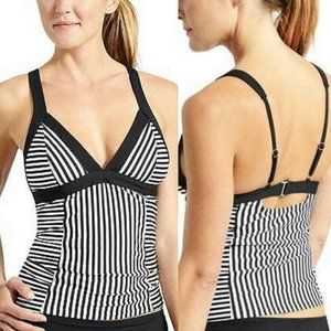 Athleta Montauk Stripe Tankini Top